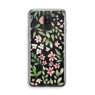 Botanical sweet flower heaven: Samsung Galaxy J8 (2018) Transparant Hoesje