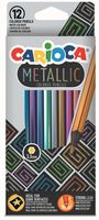 Carioca kleurpotlood Metallic, 12 stuks in een kartonnen etui - thumbnail
