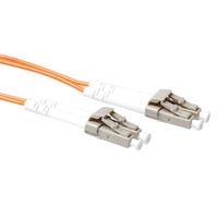 ACT RL9502 Glasvezel Patchkabel Duplex LSZH - LC/LC 50/125µm OM2 - 2 meter