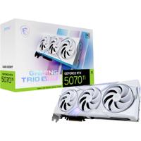 MSI Nvidia GeForce RTX 5070 Ti Videokaart Gaming Trio OC White 16 GB GDDR7-RAM PCIe x16 HDMI, DisplayPort NVIDIA G-Sync , Overclocked, Vulkan, Zero-Fan-Modus