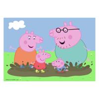 Ravensburger Legpuzzel gelukkige familie peppa pig, 2x24st.