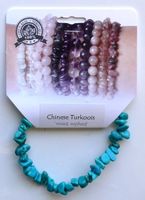 Splitarmband chinese turkoois