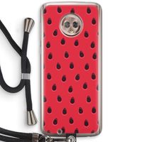 Watermelon: Motorola Moto G6 Transparant Hoesje met koord