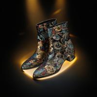 Shiny Shadow Lady Boot Lureaux - Handgemaakte Nette Schoenen Voor Heren