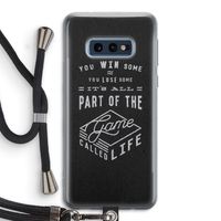 Life: Samsung Galaxy S10e Transparant Hoesje met koord