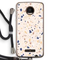 Terrazzo N°23: Motorola Moto Z Force Transparant Hoesje met koord