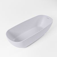 Vrijstaand bad Mondiaz Rock | 170x70 cm | Solid surface | Ovaal | Cale
