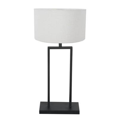 Steinhauer Tafellamp 55cmStang met kap wit - 3860ZW