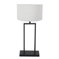 Steinhauer Tafellamp 55cmStang met kap wit - 3860ZW