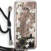 Blossoming spring: Motorola Moto G6 Transparant Hoesje met koord