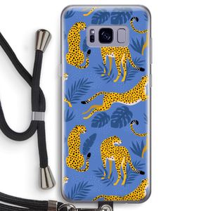 Luipaard: Samsung Galaxy S8 Transparant Hoesje met koord