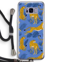 Luipaard: Samsung Galaxy S8 Transparant Hoesje met koord