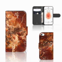 Apple iPhone 5 | 5s | SE | Bookcase | Marmer Bruin