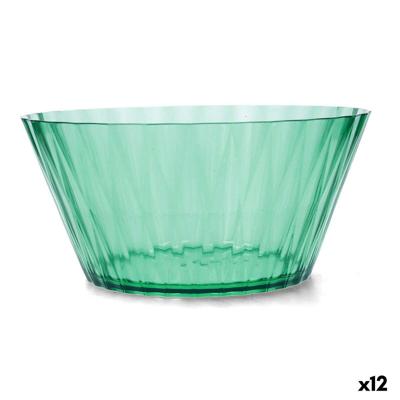 Saladekom Quid Iris Groen Plastic Ø 25 cm (12 Stuks)