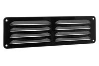 Schoepenrooster aluminium 300x90mm zwart