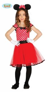 Klein Muisje kostuum kind rood