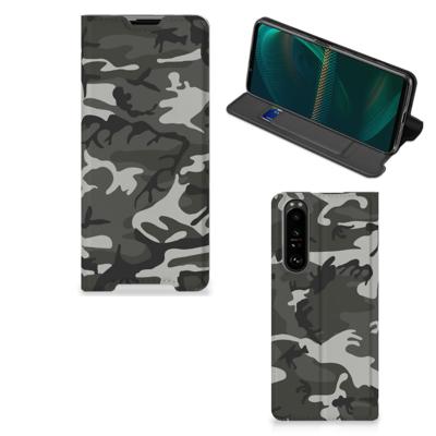 Sony Xperia 5 III | Hoesje met Magneet | Army Light