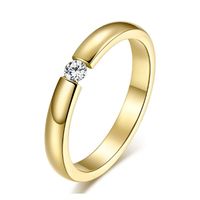 Cilla Jewels edelstaal ring Crystal Gold