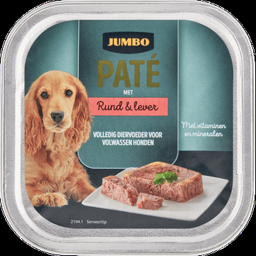 Jumbo Pate met Rund & Lever 150 g