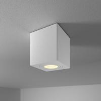 Gibbon LED Opbouwspot - Viekant - 5 Watt 400 lumen - 4000K Neutraal wit - GU10 - IP65 Badkamer Opbouwspot - Voor binnen en buitengebruik - Wit
