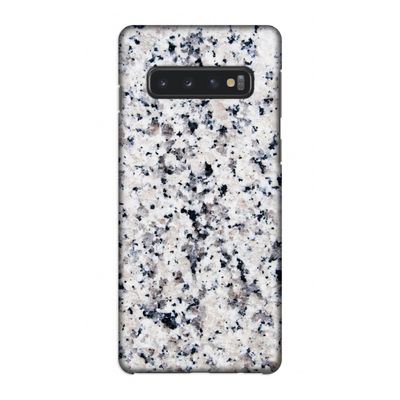 Gespikkelde marmer: Samsung Galaxy S10 4G Volledig Geprint Hoesje
