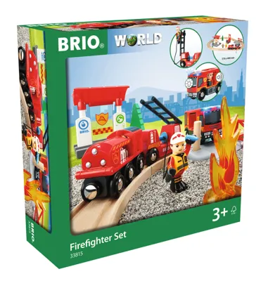 BRIO Bij de brandweerset