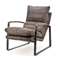 92091 Fauteuil Lex - donkerbruin vintage