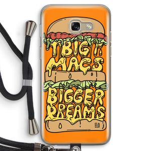 Big Macs Bigger Dreams: Samsung Galaxy A5 (2017) Transparant Hoesje met koord