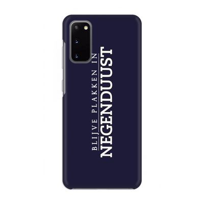 Blijve plakken in Negenduust: Volledig geprint Samsung Galaxy S20 Hoesje