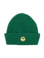 Barrow kids bonnet en maille à patch logo - Vert