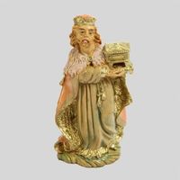 Koning Melchior 10 cm Kersttalversiering Euromarchi - Euromarchi