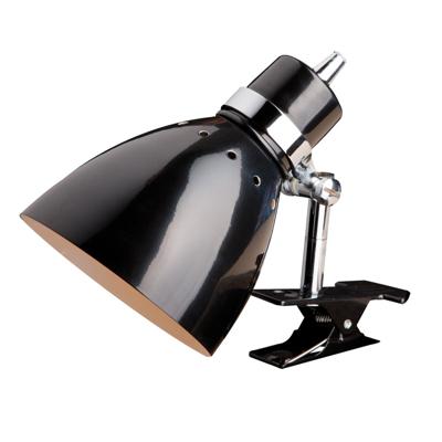 Steinhauer KlemspotSpring zwart met chroom - 6827ZW