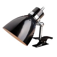 Steinhauer KlemspotSpring zwart met chroom - 6827ZW
