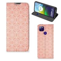 Motorola Moto G9 Power | Hoesje met Magneet | Pattern Orange