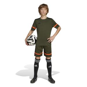 adidas Squadra 25 Voetbaltenue Kids Donkergroen Zwart Oranje