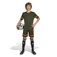 adidas Squadra 25 Voetbaltenue Kids Donkergroen Zwart Oranje