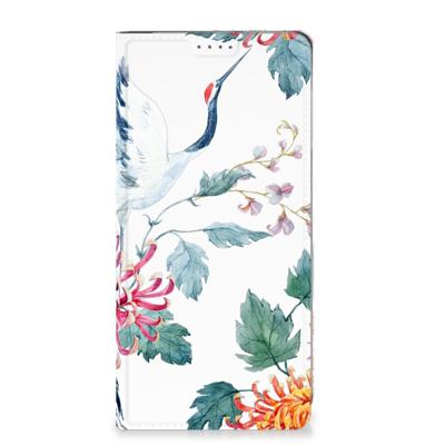 Motorola Moto G54 | Hoesje maken | Bird Flowers