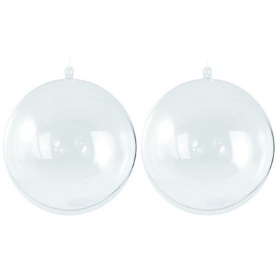 2x Hobby kerstballen 8 cm maken