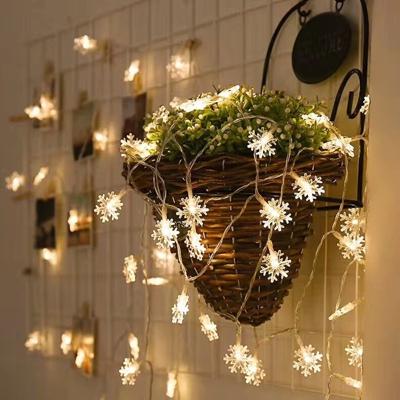 3m 20 LEDs USB Home Nieuwjaar kerst decoratie Snowflake Garland licht (warm wit)