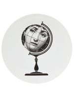 Fornasetti printed china plate - Blanc