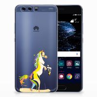 Huawei P10 Plus Telefoonhoesje met Naam Horse Color