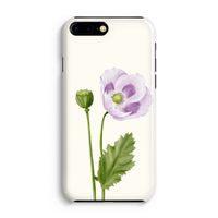 Purple poppy: Volledig Geprint iPhone 7 Plus Hoesje