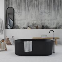 Ligbad Vrijstaand Ideavit Archtec Rock 170x75x60 cm Zwart