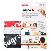 Kneedbare lijm Sugru Tesa 41232 3 pak zwart wit rood