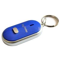 Mini LED Whistle sleutel Finder knippert piepende afstandsbediening verloren Keyfinder Locator keyring voor kinderen (blauw)
