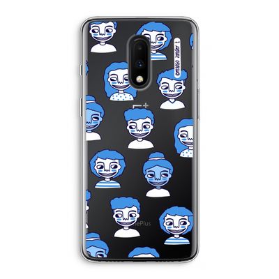 Gezichtjes: OnePlus 7 Transparant Hoesje