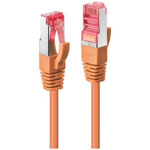 LINDY 47810 RJ45 Netwerkkabel, patchkabel CAT 6 S/FTP 3.00 m Oranje 1 stuk(s)