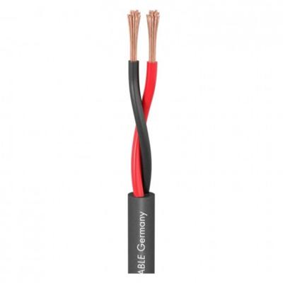 Sommer Cable 415-0051FC Luidsprekerkabel 2 x 1.5 mm² Zwart per meter