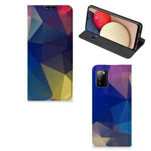 Samsung Galaxy M02s | A02s Stand Case Polygon Dark