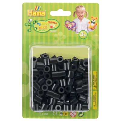 Hama strijkkralen maxi zwart, 250st.